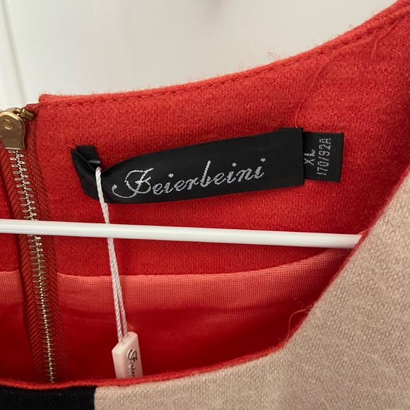 🧡BNWT ORANGE MINI DRESS🧡 - Picture 3 of 4